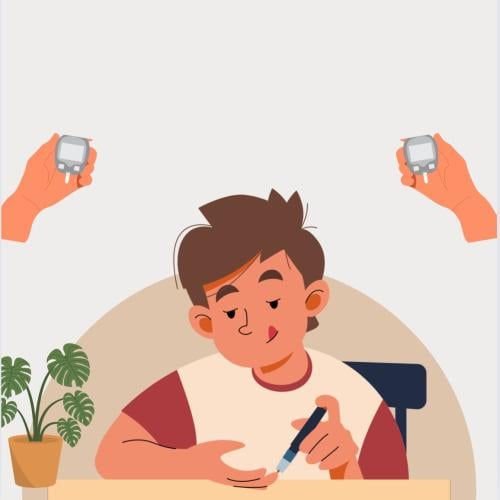 جدول متابعة قياسات السكر للأطفال