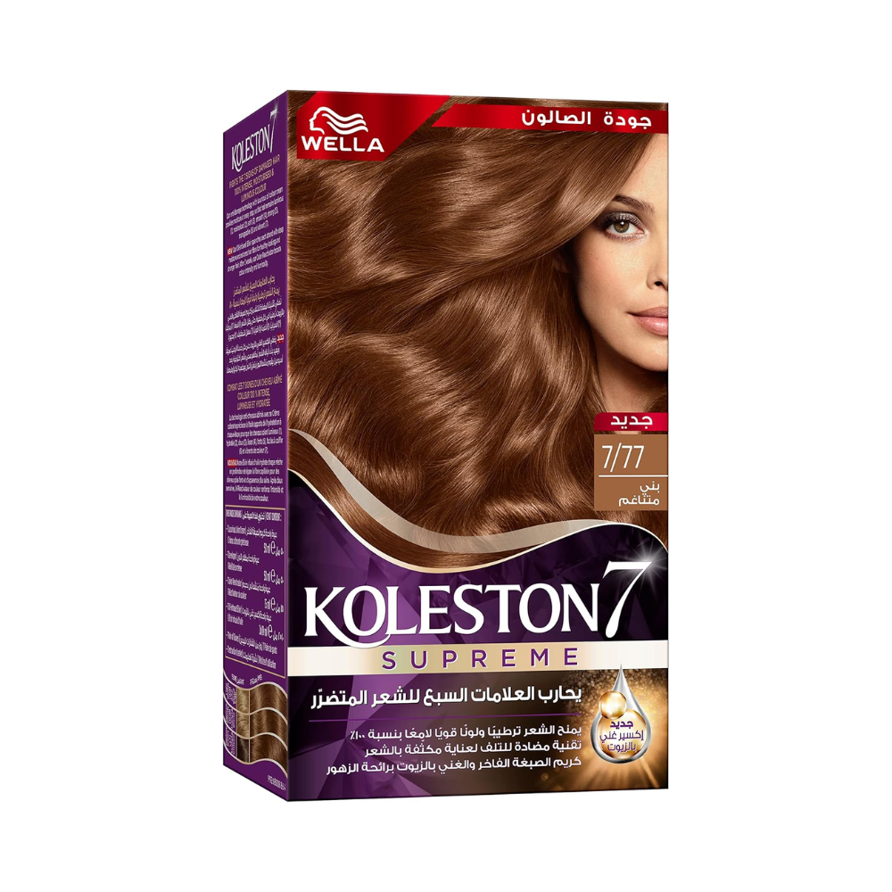 صبغة شعر كوليستون بني متناغم 7/77 من ويلا 135مل