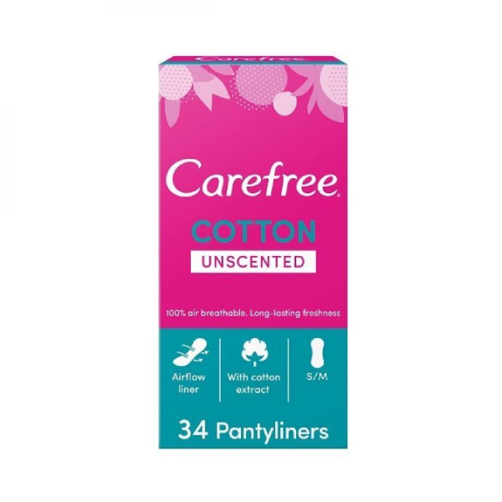 فوط نسائية غير معطرة من كيرفري 34 حبة