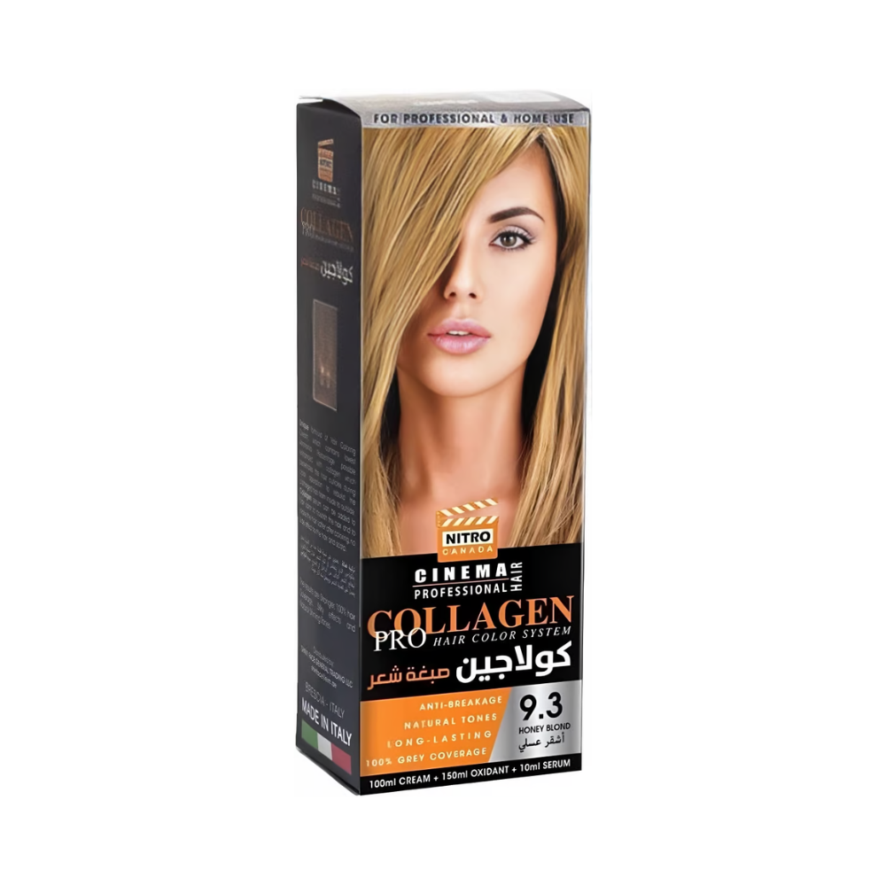 صبغة شعر كولاجين 9.3 اشقر عسلي من نيترو كندا 260مل