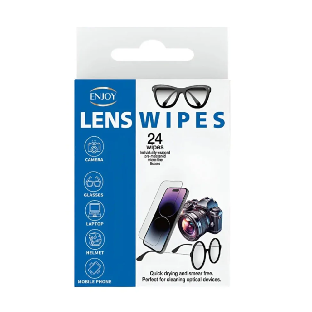 مناديل لتنظيف العدسات من اينجوي - 24 منديل