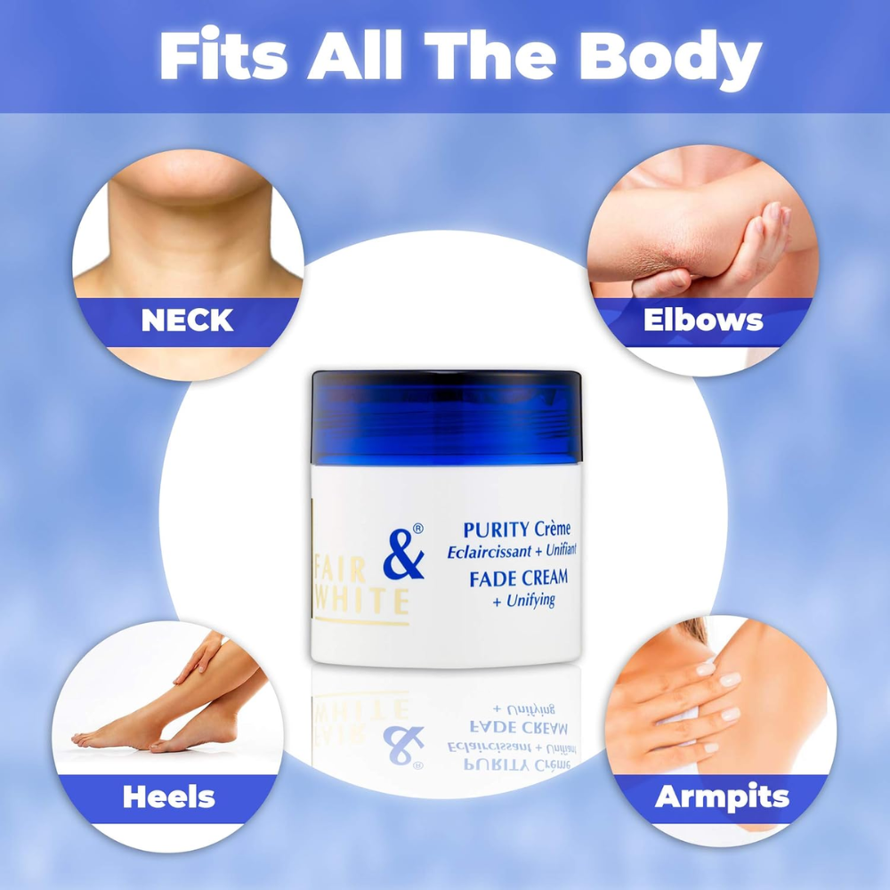 كريم أصلي لتفتيح وتنقية البشرة من فير آند وايت 200مل