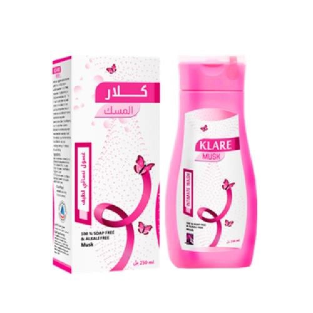 غسول نسائي للمناطق الحساسة بالمسك من كلار - 250 مل