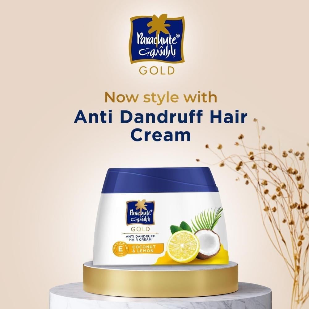 كريم باراشوت جولد للشعر جوز الهند والليمون ضد القشرة من باراشوت 140 مل