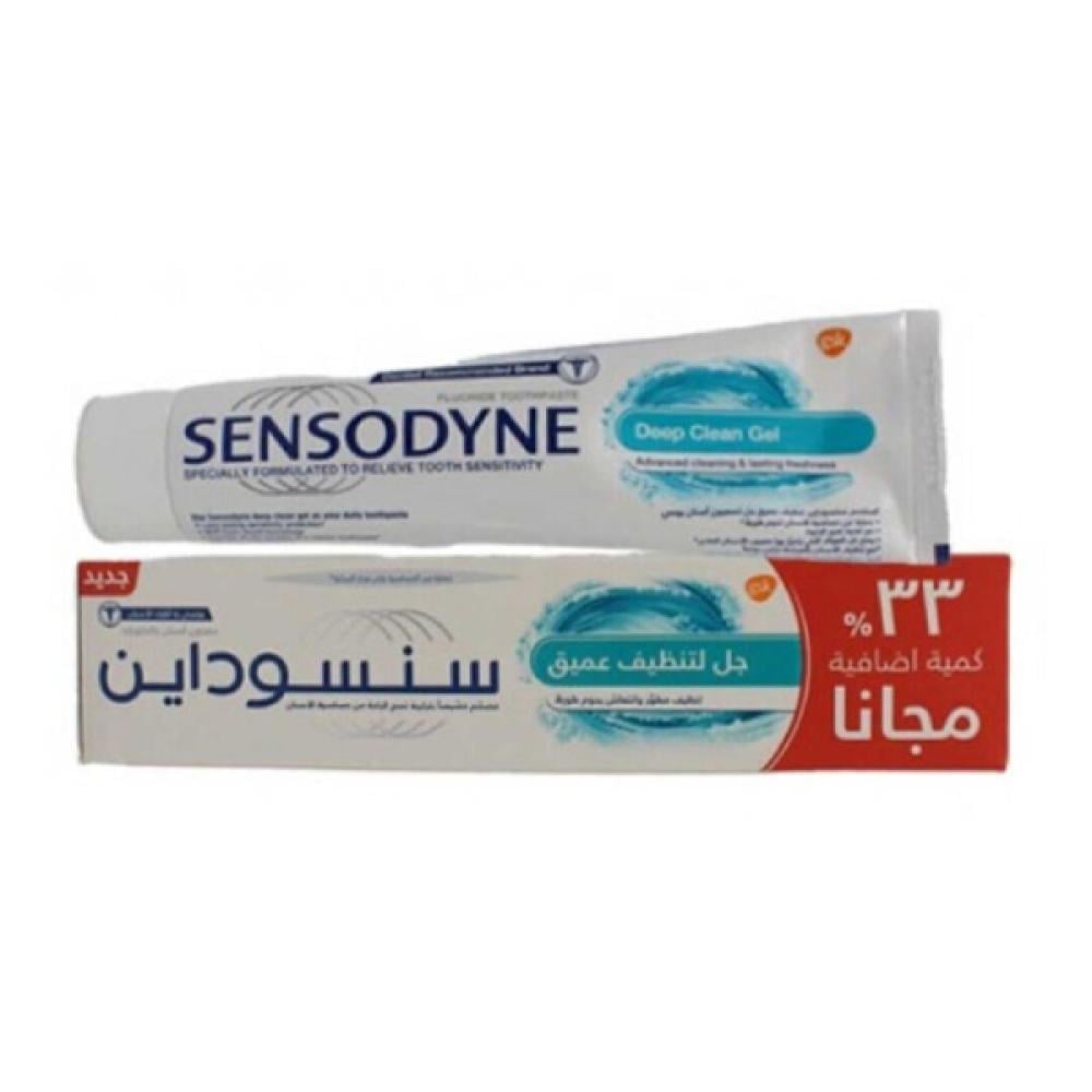 سنسوداين معجون اسنان تنظيف عميق 100 مل جل @33%مجانا