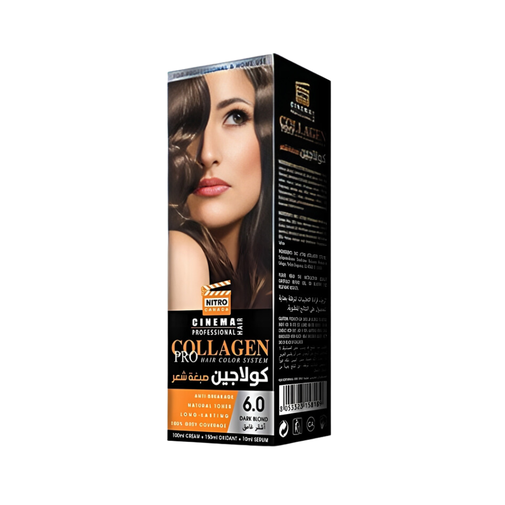 صبغة شعر كولاجين اشقر غامق 6.0 من نيترو كندا 260 مل