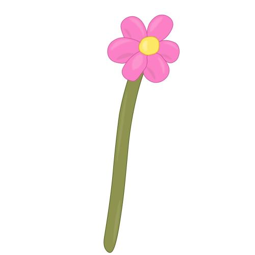 بالون وردة اقحوان