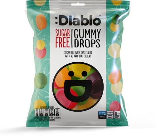حلوى جيلي بدون سكر Diablo Gummy Drops
