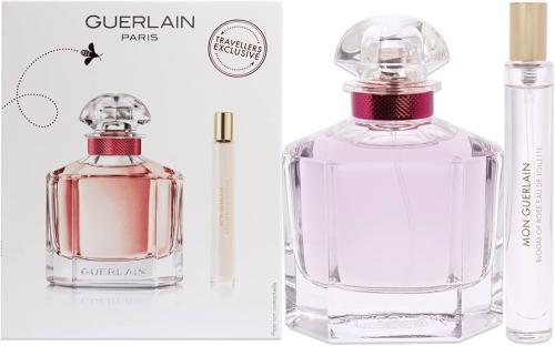 Guerlain Mon Bloom Of Rose Set 2Pcs Eau De Toilette 100ml + 10ml - طقم هدية مون جيرلان بلوم اوف روز او دو تواليت 100 مل + 10 مل