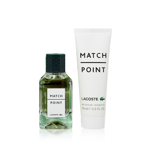 Lacoste Match Point Pour Homme Gift Set Edt 50ml + Shower Gel75ml - طقم هدية لاكوست ماتش بوينت بور هوم او دو تواليت 50 مل + جل استحمام 75 مل
