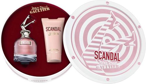 Scandal Jean Paul Gaultier Gift Set 2Pcse Edp 80ml & Body Lotion 75ml - طقم هدية جان بول غوتييه مكون من قطعتان سكاندال او دو بارفيوم 80 مل & لوشن للجسم 75 مل