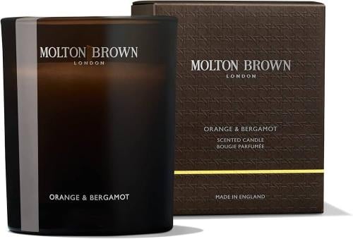MOLTON BROWN CANDLE ORANGE & BERGAMOT SINGLE WICK 190G - شمعة مولتون براون اورنج & بيرقاموت سينقل ويك 190 قرام