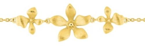 Gold plated bracelet  - DSB39218E - سوار مطلي بالذهب