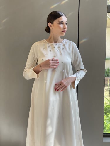 Cream Dress