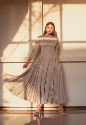Cream dress