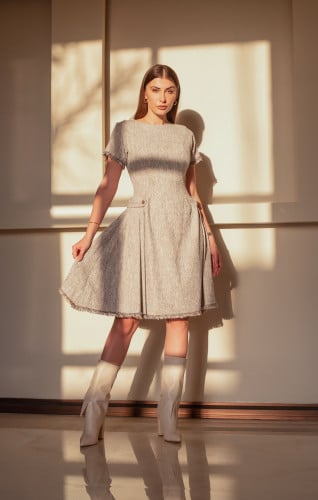 Cream dress