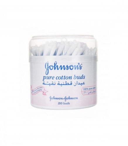 جونسون - عيدان قطنية نقية -200حبة