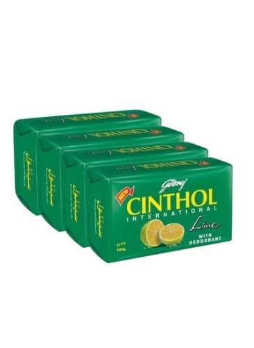 صابون استحمامٍ بخلاصة الليمون للحماية من الجراثيم بنسبة 99.9% مع مزيل عرقٍ مجموعة من4  125غ