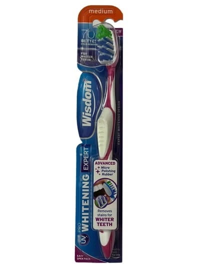 فرشاة أسنان ويزدوم يو في برو لتبييض الأسنان، متوسطة الحجم