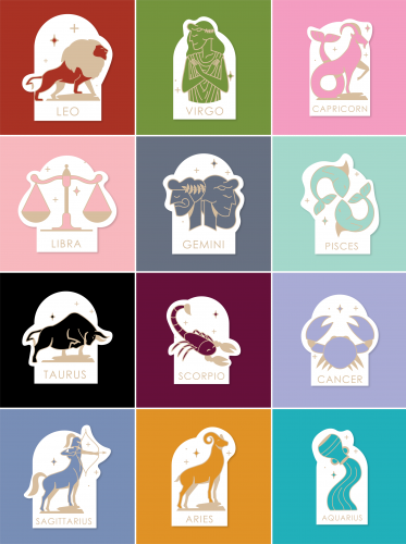 ZODIAC SIGNS STICKERS