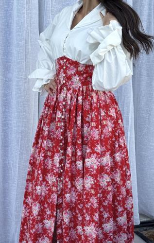 Red/white cotton