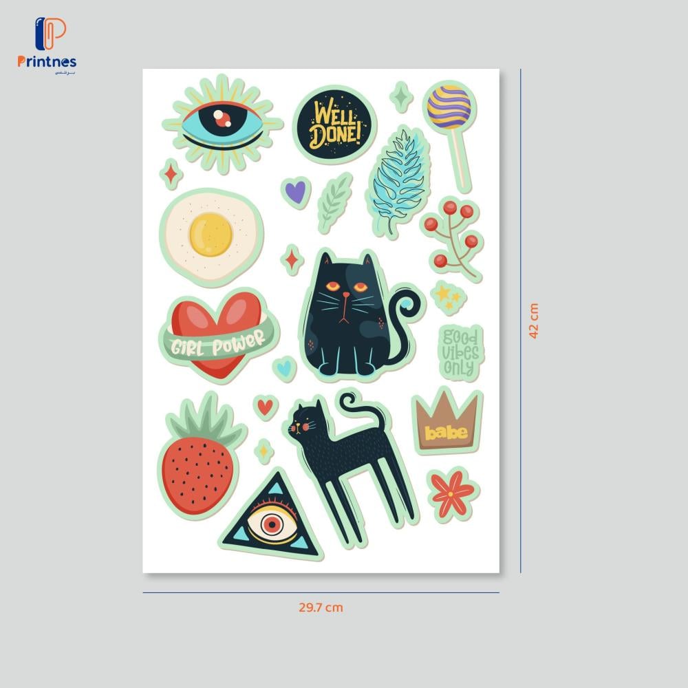 ستيكر شيت A3 لاصق