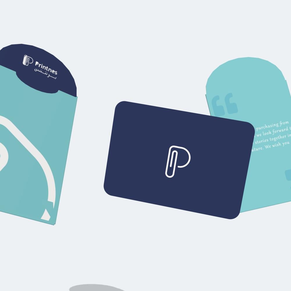 أظرف كروت بمقاسات متعددة - طباعة كاملة