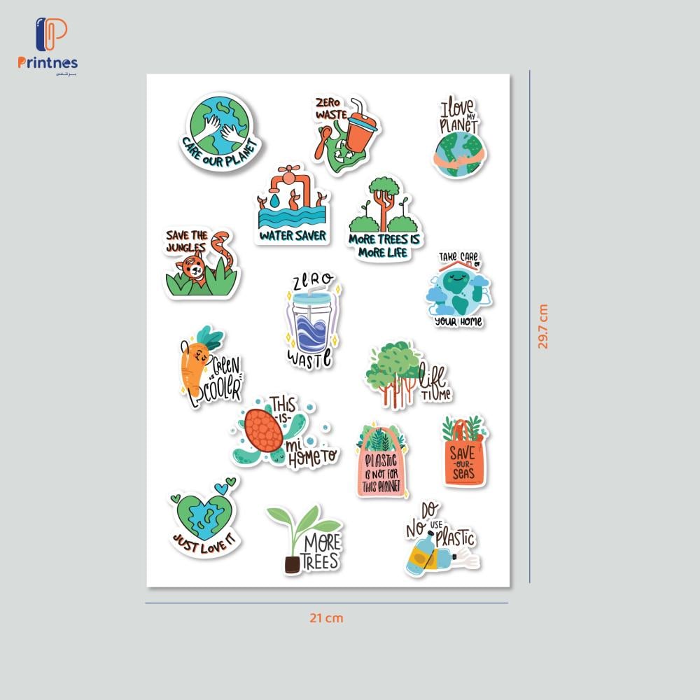 ستيكر شيت A4 طباعة