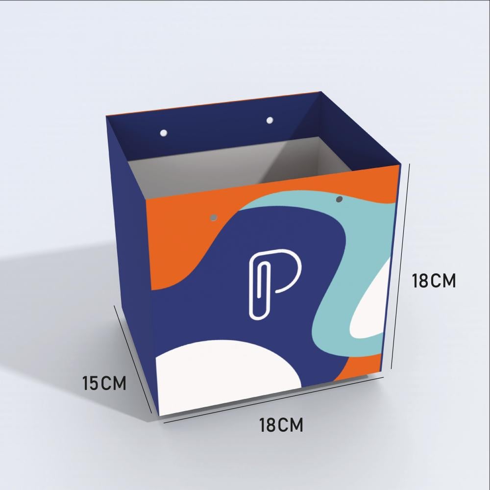 كيس كرتوني فاخر مقاس 18x18x15