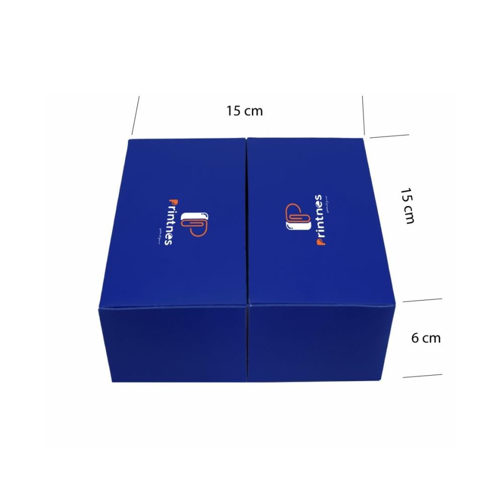 بوكس تقديم قاعدة وغطاء مفصول قاعدة مقاس 15x15x6