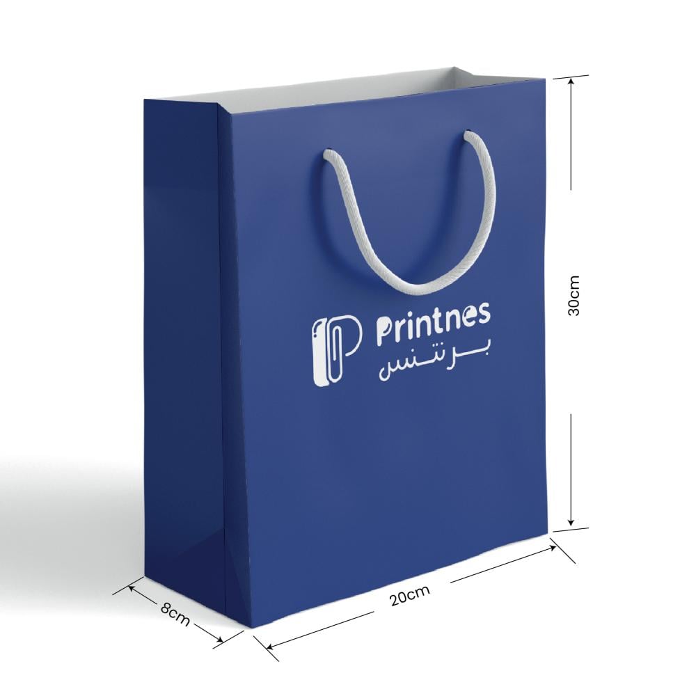 كيس كرتوني فاخر مقاس 20x30x8