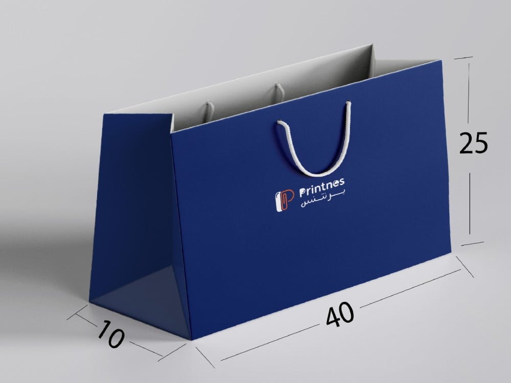 كيس كرتوني فاخر مقاس 40x25x10