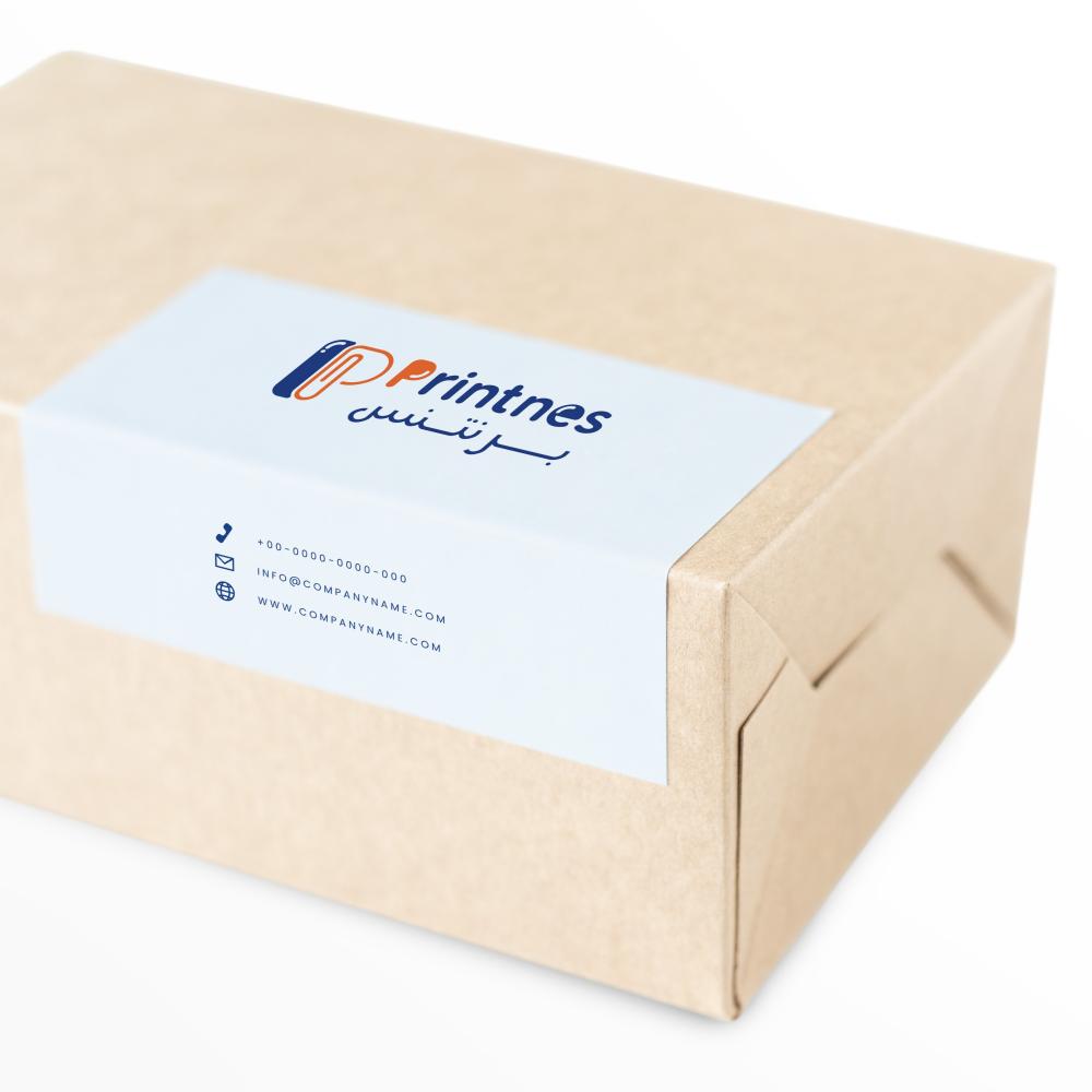 ستيكر اغلاق تغليف مقاس 9x21