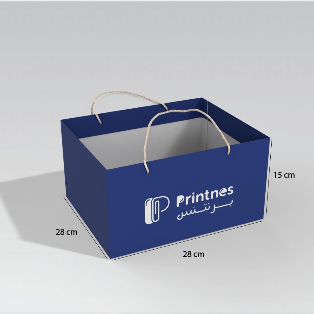 كيس كرتوني فاخر مقاس 28x28x15