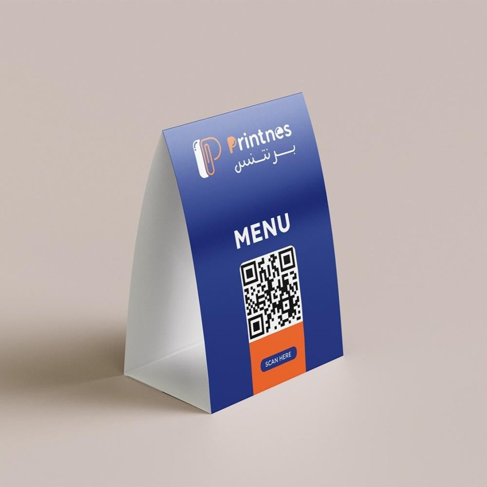 استاند طاولة قائمة طعام