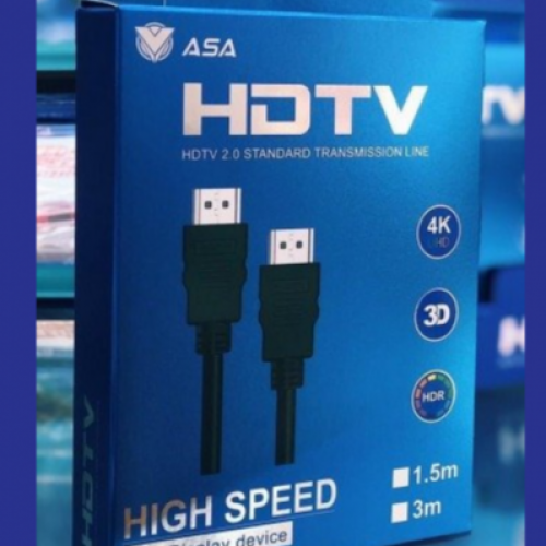 كيبل HDMI بدقة عالية الوضوح 1.5متر