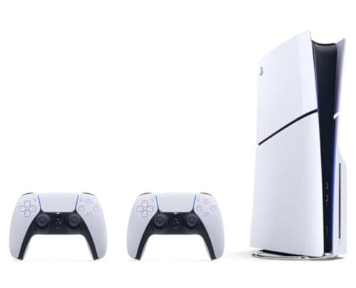 بلاي ستيش 5 سليم يرعم القرص مع 2 يد تحكم