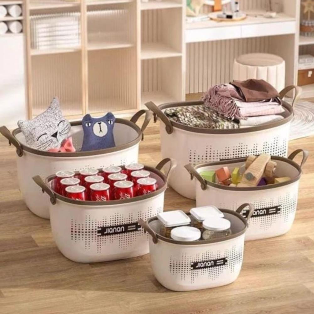 سلة بلاستيك بعدة مقاسات