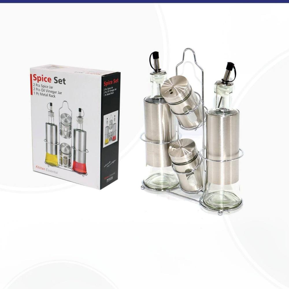 طقم ملاحة و علب زيت بقاعدة