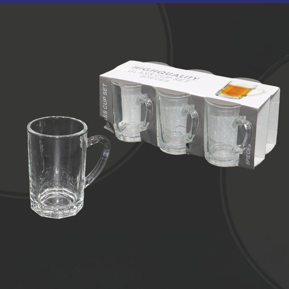 طقم بيالات 6 حبات ( زجاج)