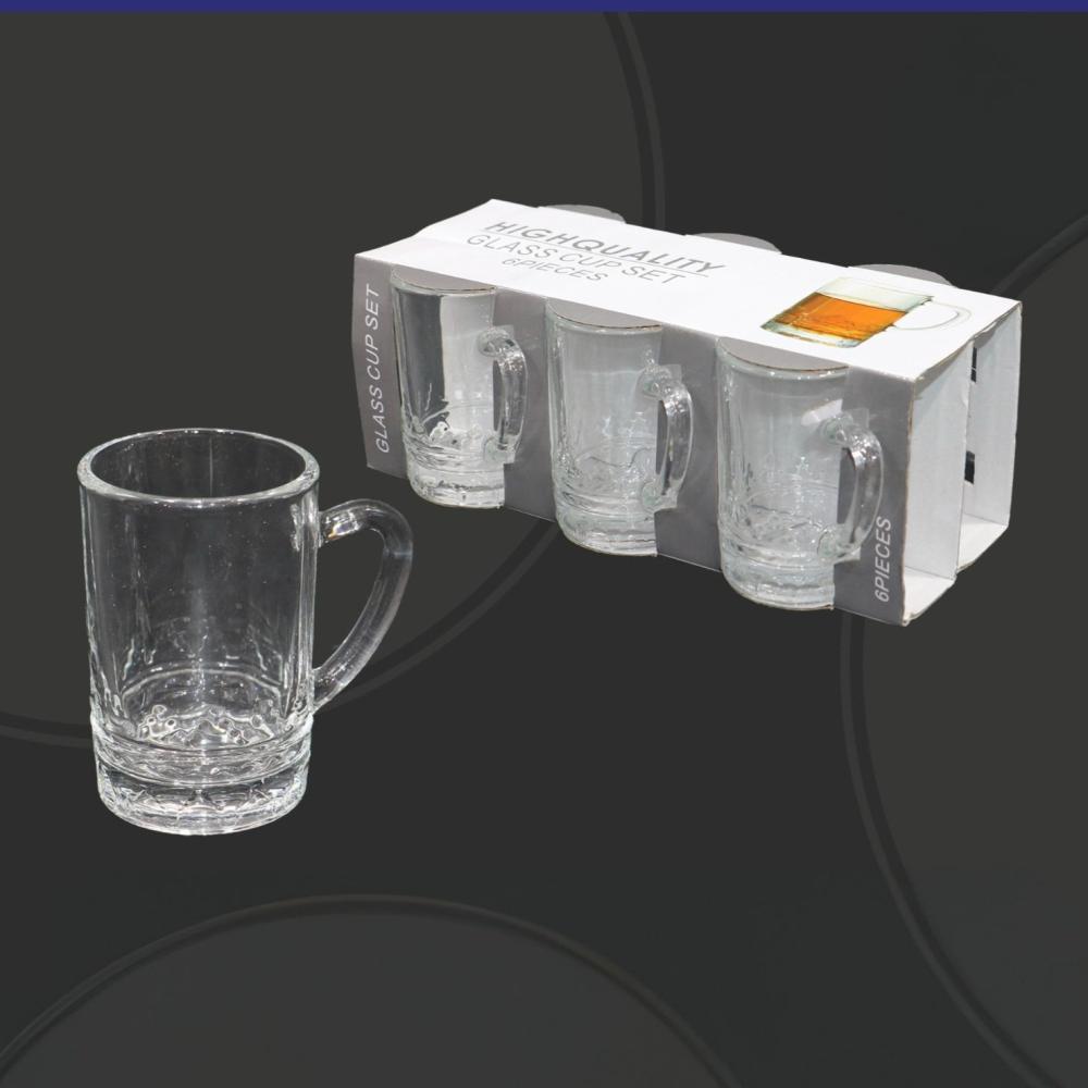 طقم بيالات 6 حبات ( زجاج)