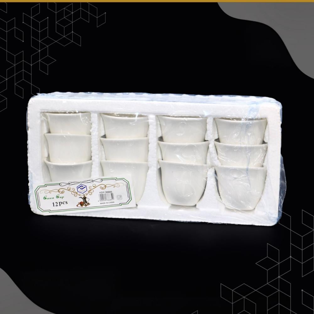 طقم فناجيل قهوه سيراميك 12حبه