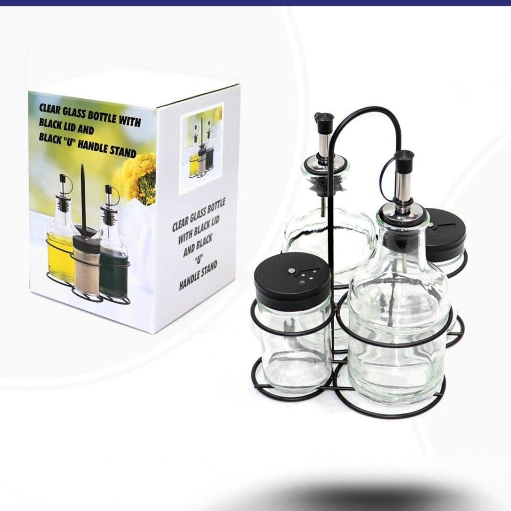 طقم ملاحة و علب زيت وستاند