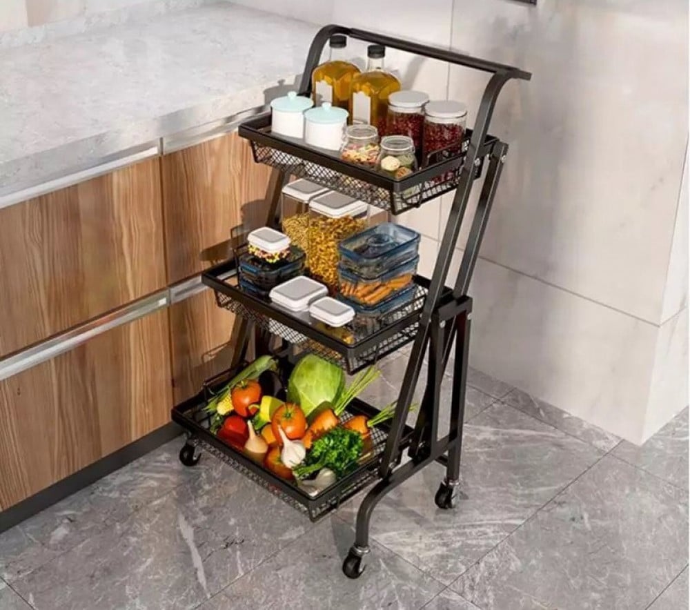 رفوف 3 ادوار متعدده الإستخدامات بعدة خيارات