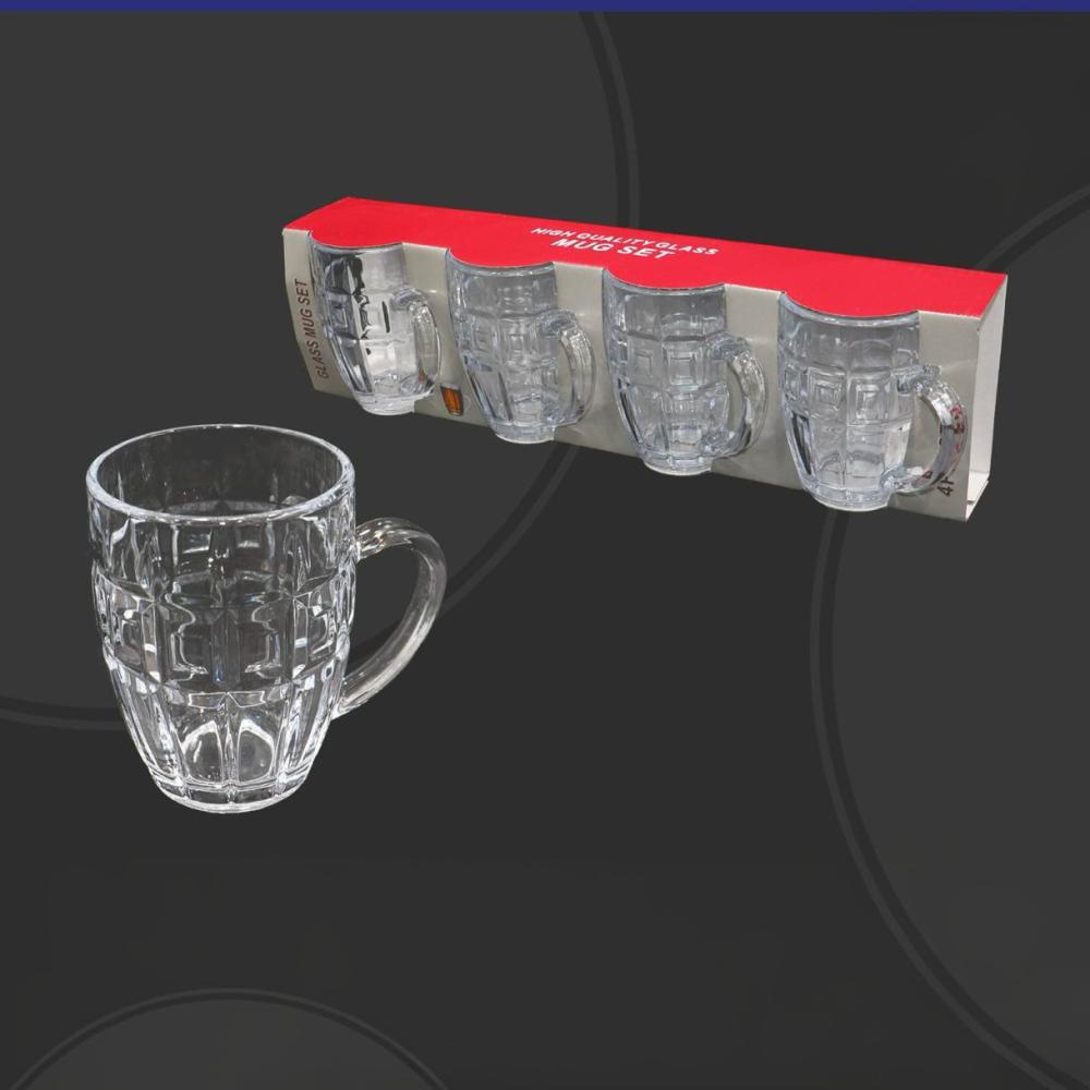 طقم بيالات 4 حبات ( زجاج)