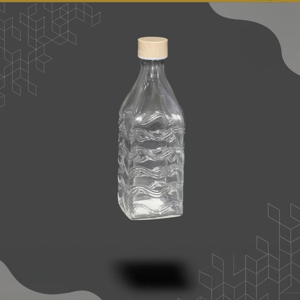 قارورة زجاج لتر واحد