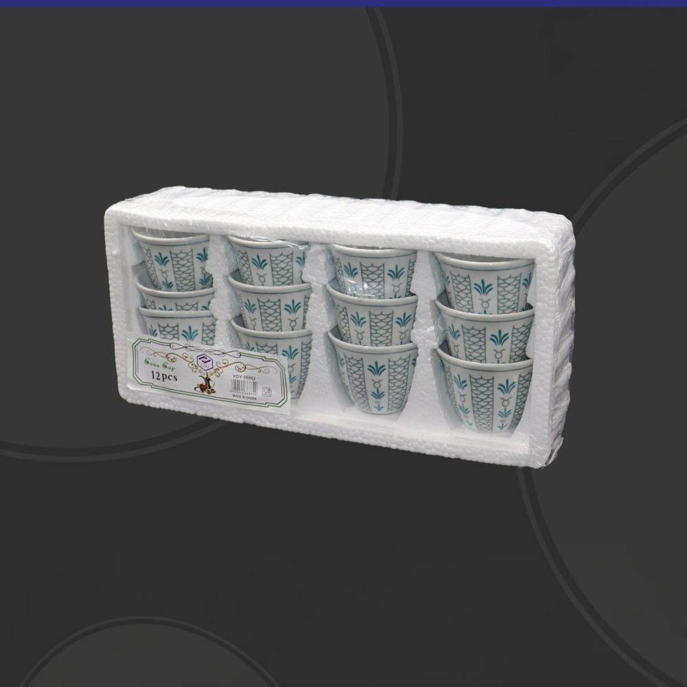 طقم فناجيل سيراميك 12حبه