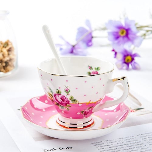 كوب شاي إنجليزي Victoria Pink