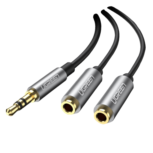 ugreen 3 5mm male to 2 female audio cabl