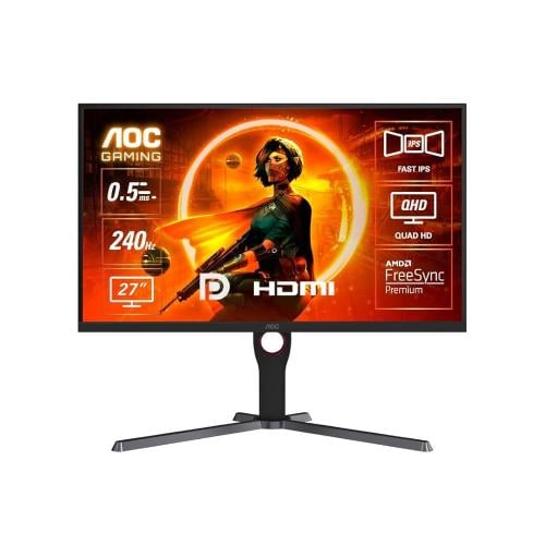 MNT AOC Q27G3ZE GAMING 27" 240HZ 2K IPS BLACK